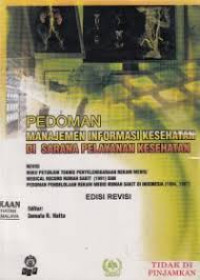 Pedoman Manajemen Informasi Kesehatan di Sarana Pelayanan Kesehatan