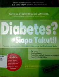 DIABETES SIAPA TAKUT