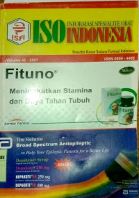 ISO : INFORMASI SPESIALITE OBAT