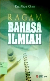 RAGAM BAHASA ILMIAH