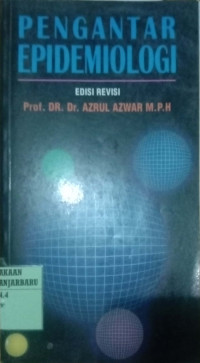 PENGANTAR EPIDEMIOLOGI