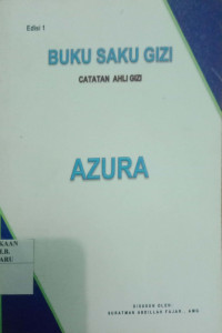 BUKU SAKU GIZI CATATAN AHLI GIZI