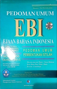 PEDOMAN UMUM EBI EJAAN BAHASA INDONESIA