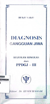 BUKU SAKU DIAGNOSIS GANGGUAN JIWA