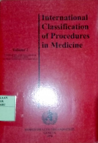 INTERNATIONAL CLASSIFICATION OF PROCEDURES IN MEDICINE VOLOME 2